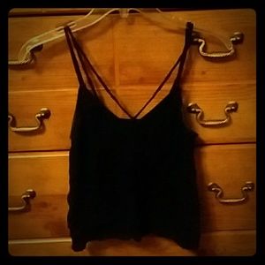 Cute black cami top!